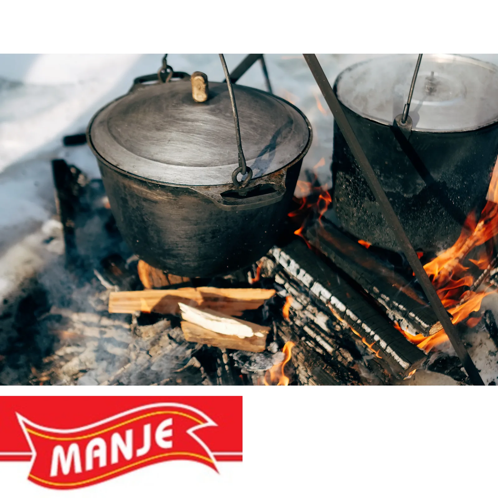 Open flame cooking — the heart of traditional mogodu preparation