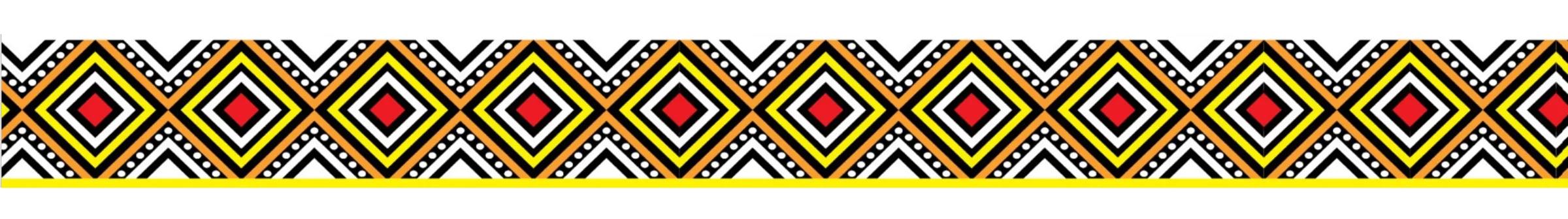 Savannah Foods theme banner — African geometric pattern